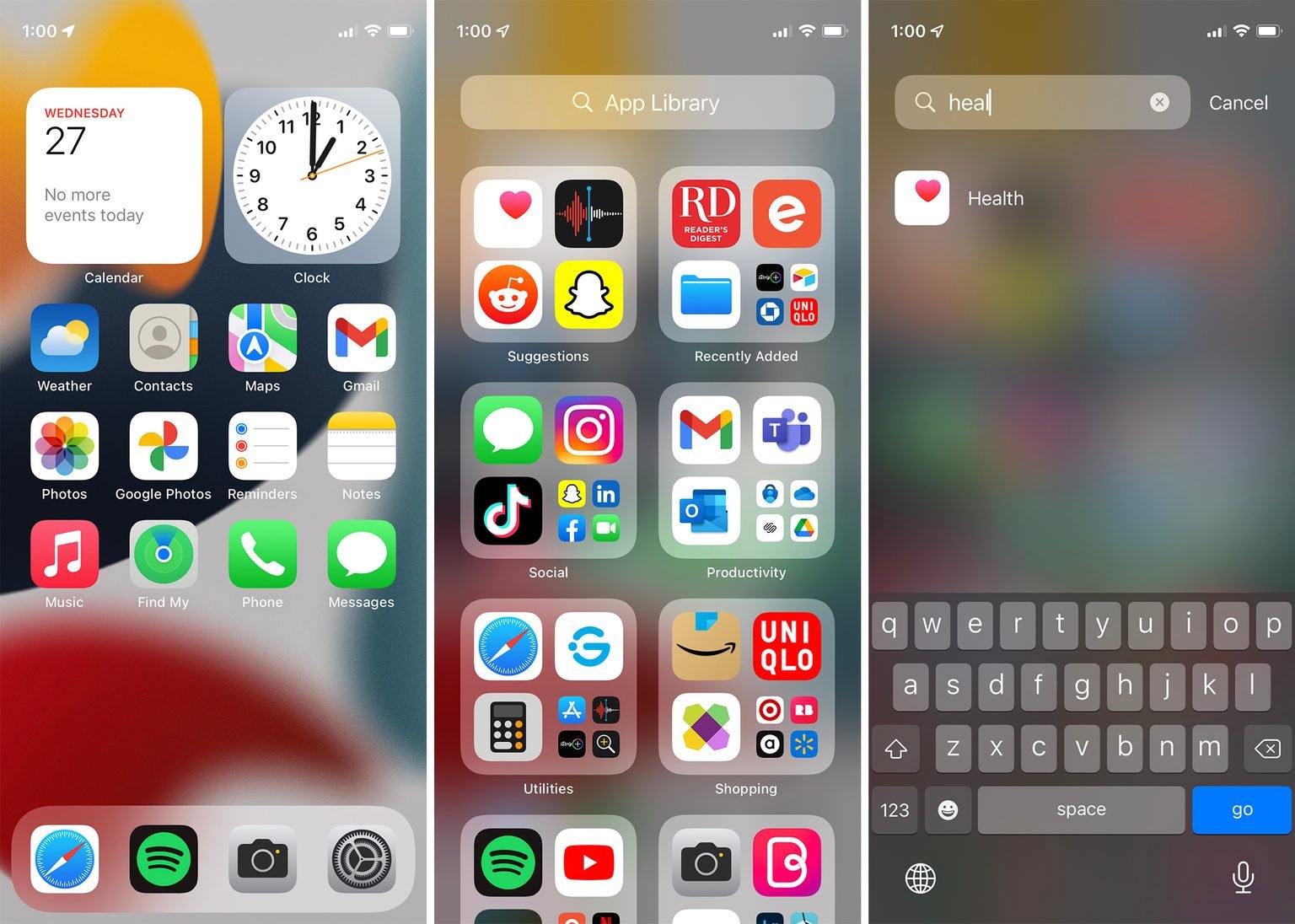 find hidden apps on iPhone