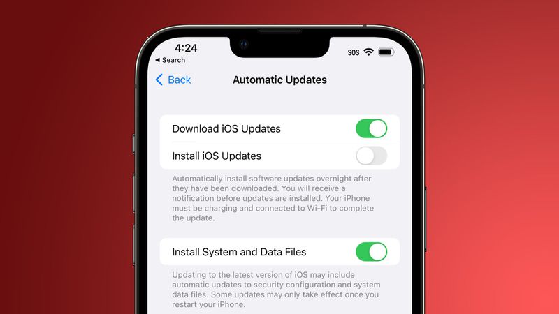 How to Disable Rapid Security Response Software Updates on iPhone