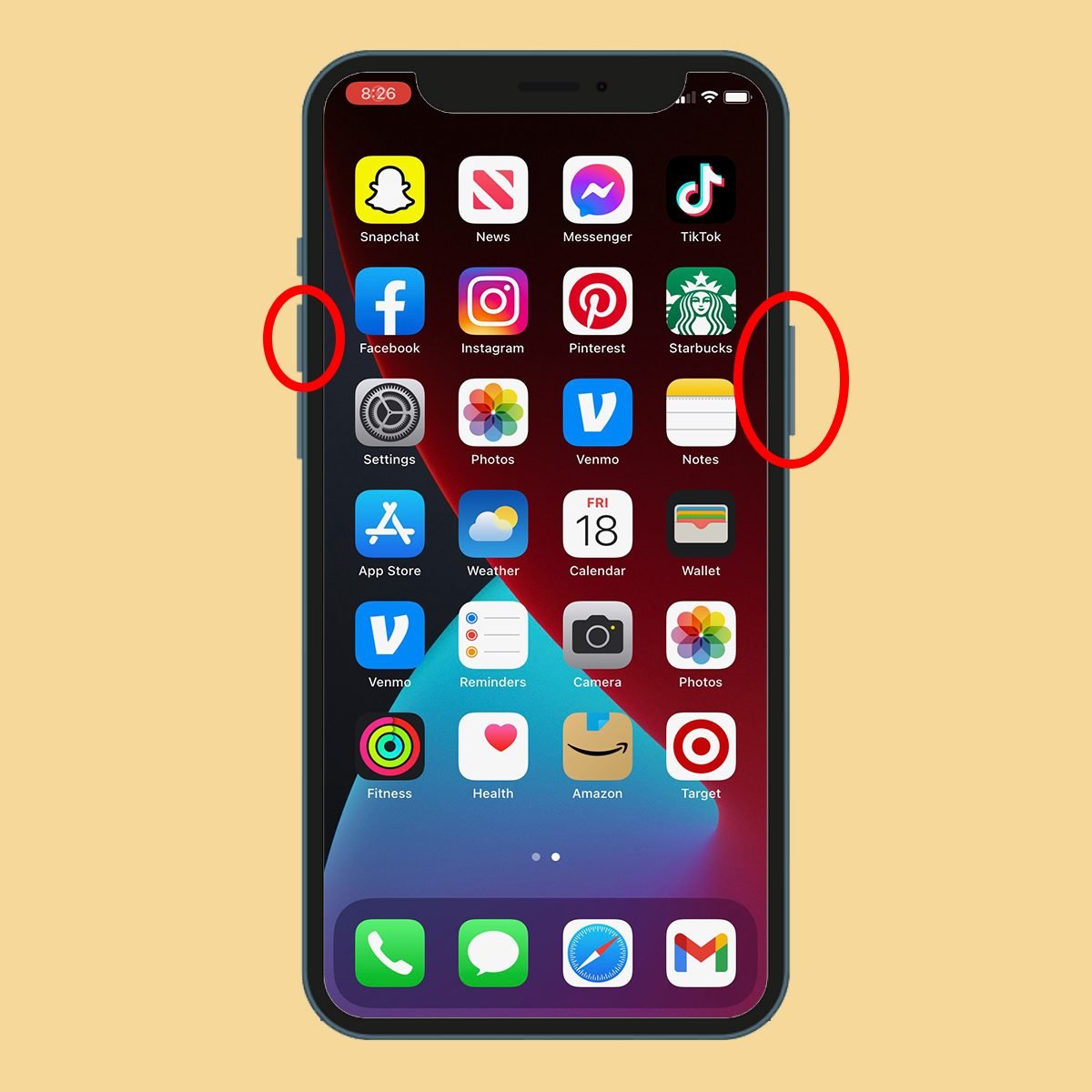 Simply pressing the screen's sleep/wake button and the device's volume up button at the same time will activate the feature (on the left side of your screen).