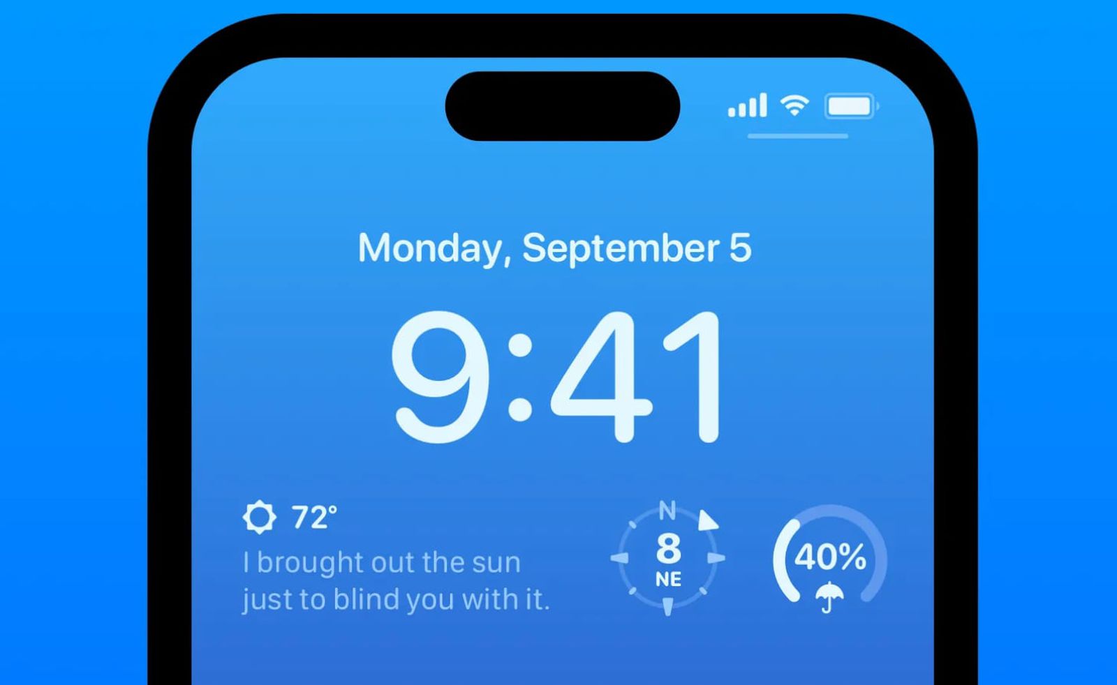 Delete Lock Screen Widgets